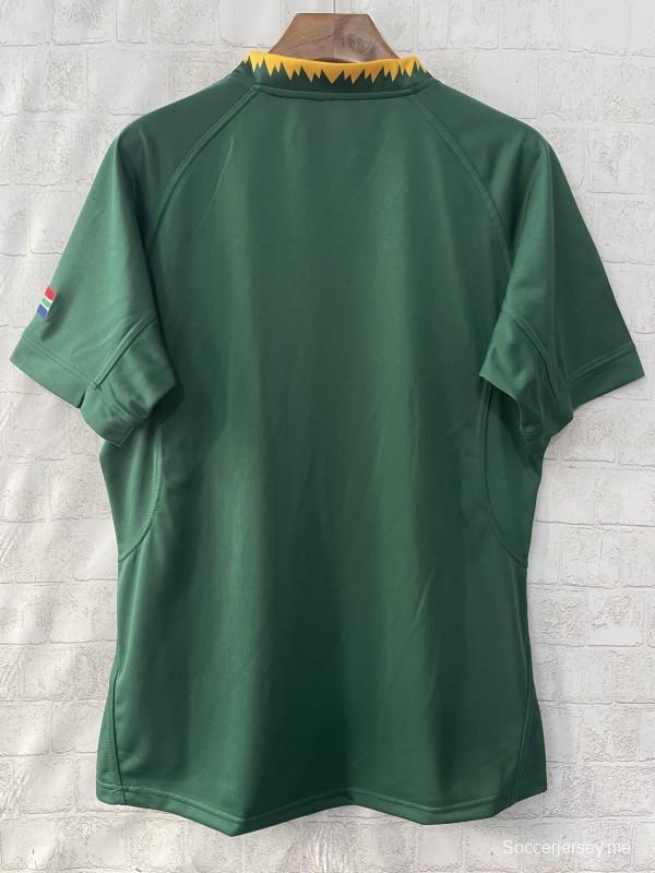 2026 قميص الرجبي الأساسي لجنوب أفريقيا 2026