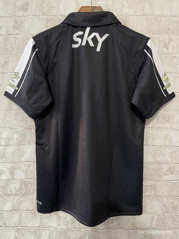 2024 قميص كيويز نيوزيلندي أسود مع قميص أبيض على شكل حرف V شيفرون على شكل حرف V