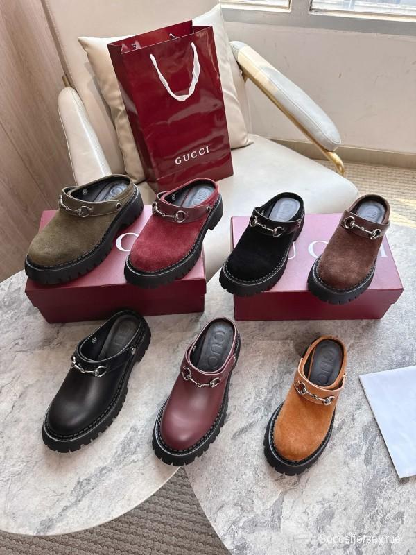 Gucci Women's Mule Shoes with Horsebit Detail - LY00300