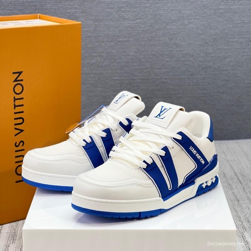 Louis Vuitton Trainer Sneaker Low 2025 SS New Colorway Unisex Casual Sports Basketball Shoes - LY00400