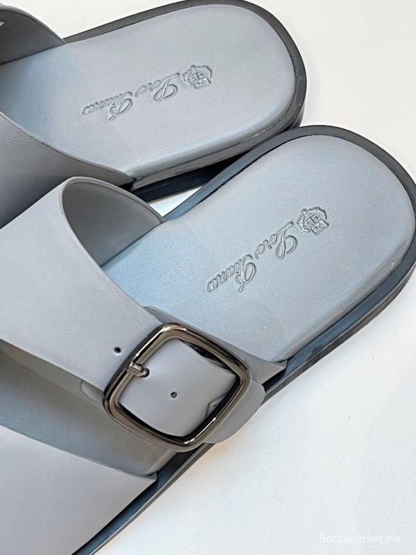 شباشب لورو بيانا 2025 SS للرجال لربيع وصيف 2025 للرجال بخياطة عالية الجودة ونعل مريح - AS00250