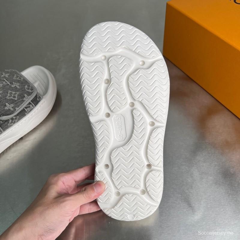 شبشب بغل ميامي من لويس فويتون ميامي مع قفل بخطاف وحلقة - YC