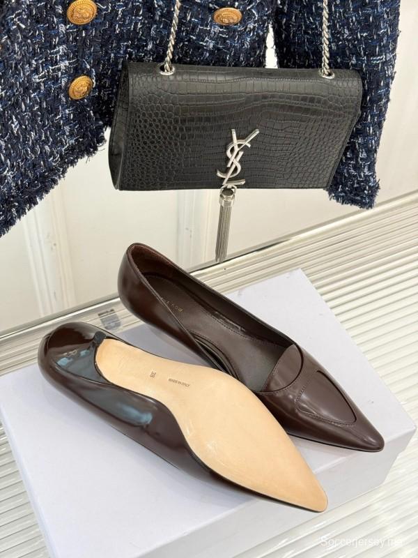 حذاء ذا رو 2025 ذا رو 2025 بكعب عالٍ بكعب عالٍ مدبب من الأمام - KFY00320