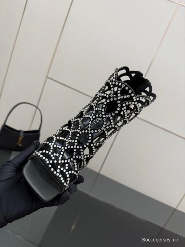 صنادل سيرجيو روسي صندل حورية البحر 2025 من مجموعة SS كوليكشن بشبكة صيد السمك - KFY00470