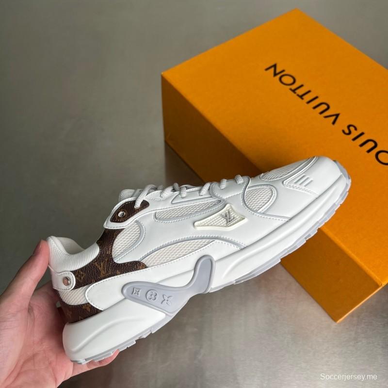 حذاء إل في أولمبيا ذو رباط مستدير من الأمام والجزء العلوي منخفض الكاجوال - YC