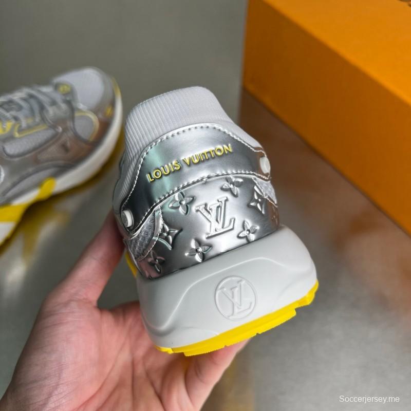 حذاء إل في أولمبيا ذو رباط مستدير من الأمام والجزء العلوي منخفض الكاجوال - YC