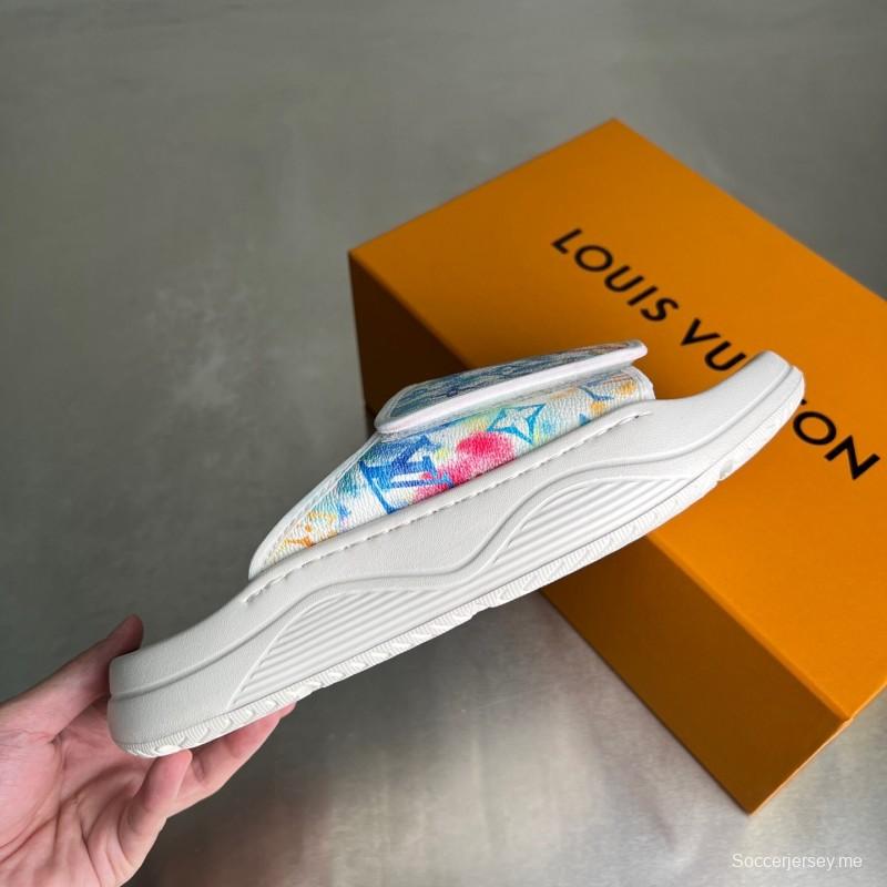 صندل ميامي ميامي ميامي بحزام فيلكرو من لويس فويتون - YC