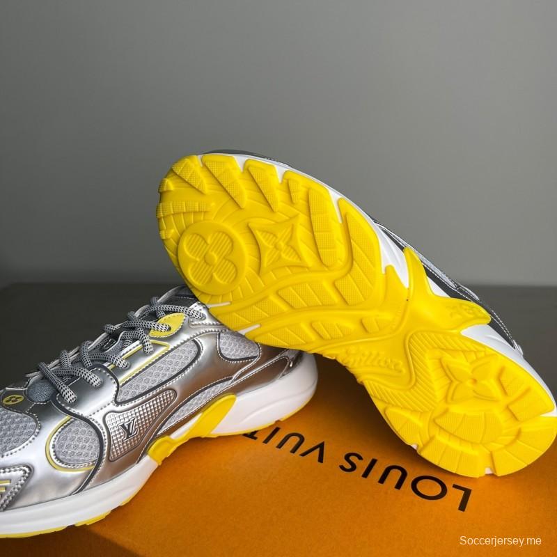 حذاء إل في أولمبيا ذو رباط مستدير من الأمام والجزء العلوي منخفض الكاجوال - YC