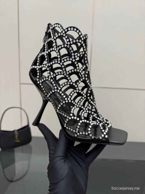 صنادل سيرجيو روسي صندل حورية البحر 2025 من مجموعة SS كوليكشن بشبكة صيد السمك - KFY00470