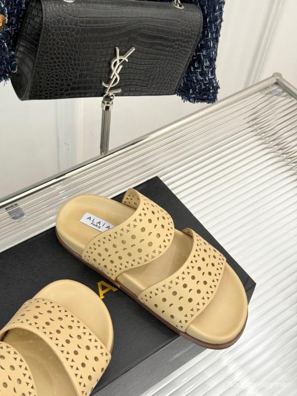 صندل ألايا لربيع وصيف 2025 صندل كاجوال بفتحة ليزر - KFY00260