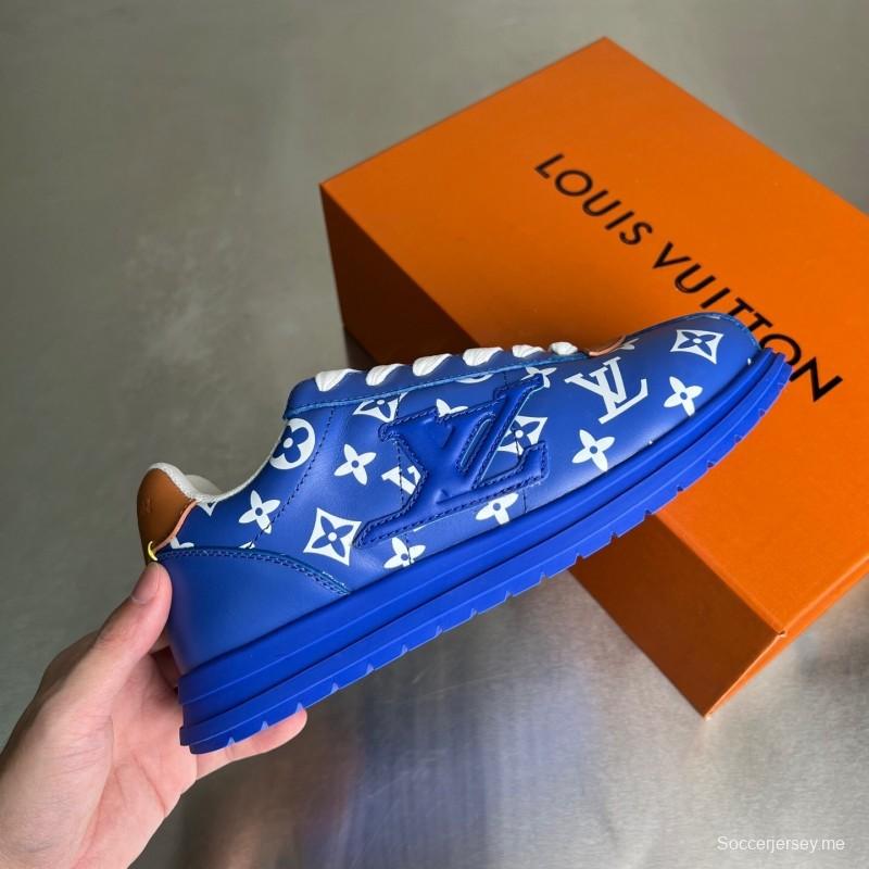 حذاء رياضي كاجوال كاجوال من مجموعة لويس فويتون 2025 SS LV x فاريل ويليامز رانواي - YC