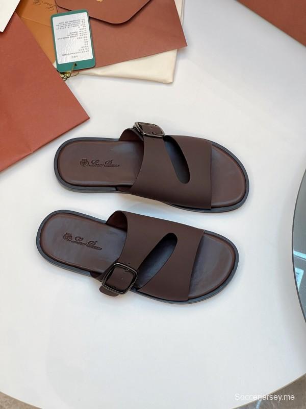 شباشب لورو بيانا 2025/SS للرجال لربيع وصيف مع خياطة عالية الجودة ونعل مريح - AS00250