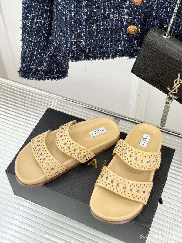 صندل كاجوال مجوف من ALAIA 2025 SS - KFY00260