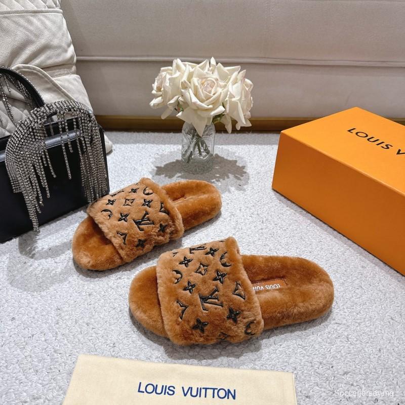 Lv 2025/ss شباشب صوف مريحة منزلية مريحة من الصوف - LY00240