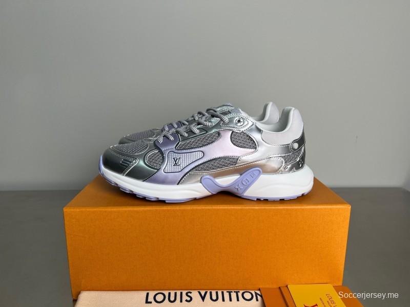 حذاء إل في أولمبيا ذو رباط مستدير من الأمام والجزء العلوي منخفض الكاجوال - YC