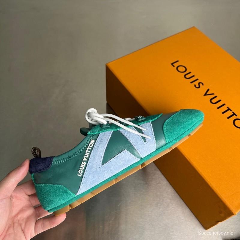 ليف سنيكرينا 2025 حذاء باليه مسطح برقبة منخفضة بأربطة كاجوال - YC