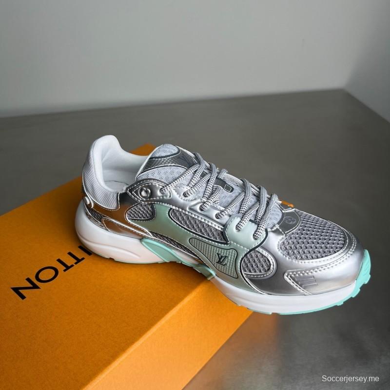 أديداس ل في أولمبيا حذاء كاجوال كاجوال برباط مستدير من الأمام والجزء العلوي منخفض الرقبة - YC