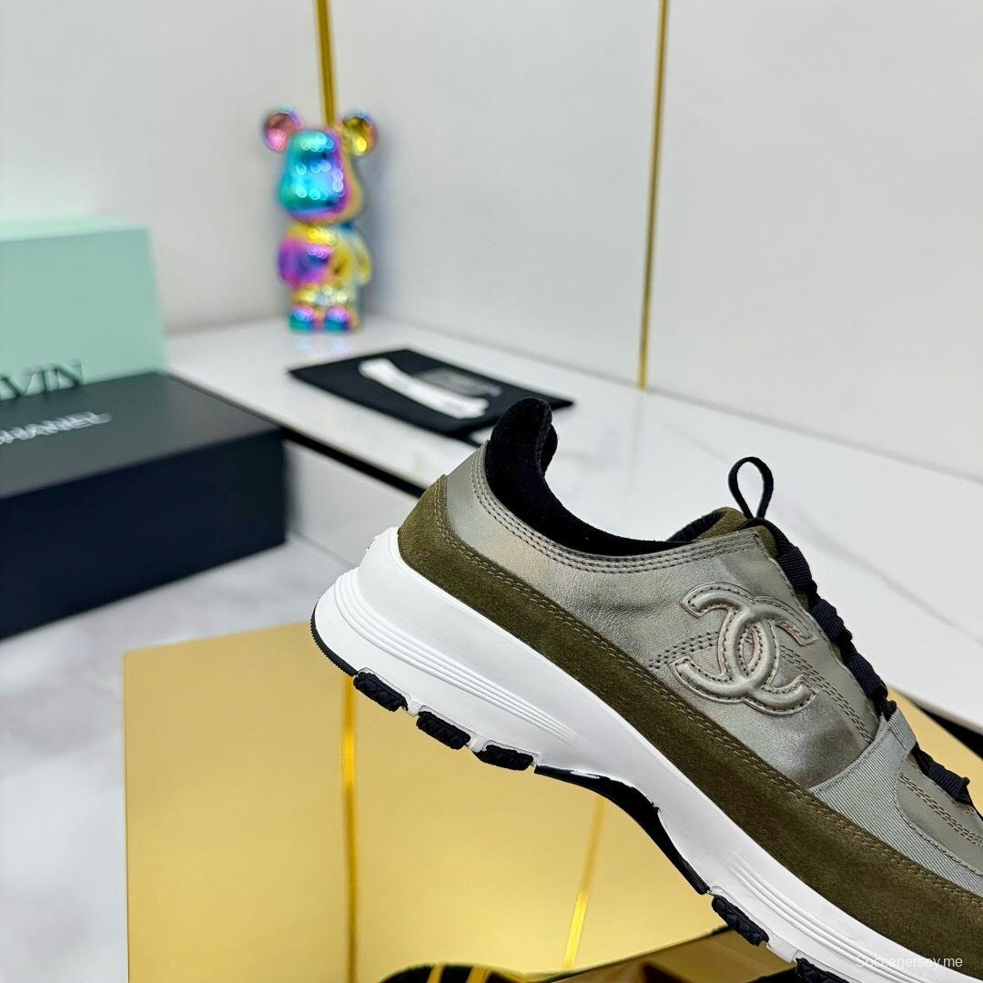 شانيل 2025 شانيل 2025 حذاء رياضي كاجوال بنعل مكتنزة - LY00310