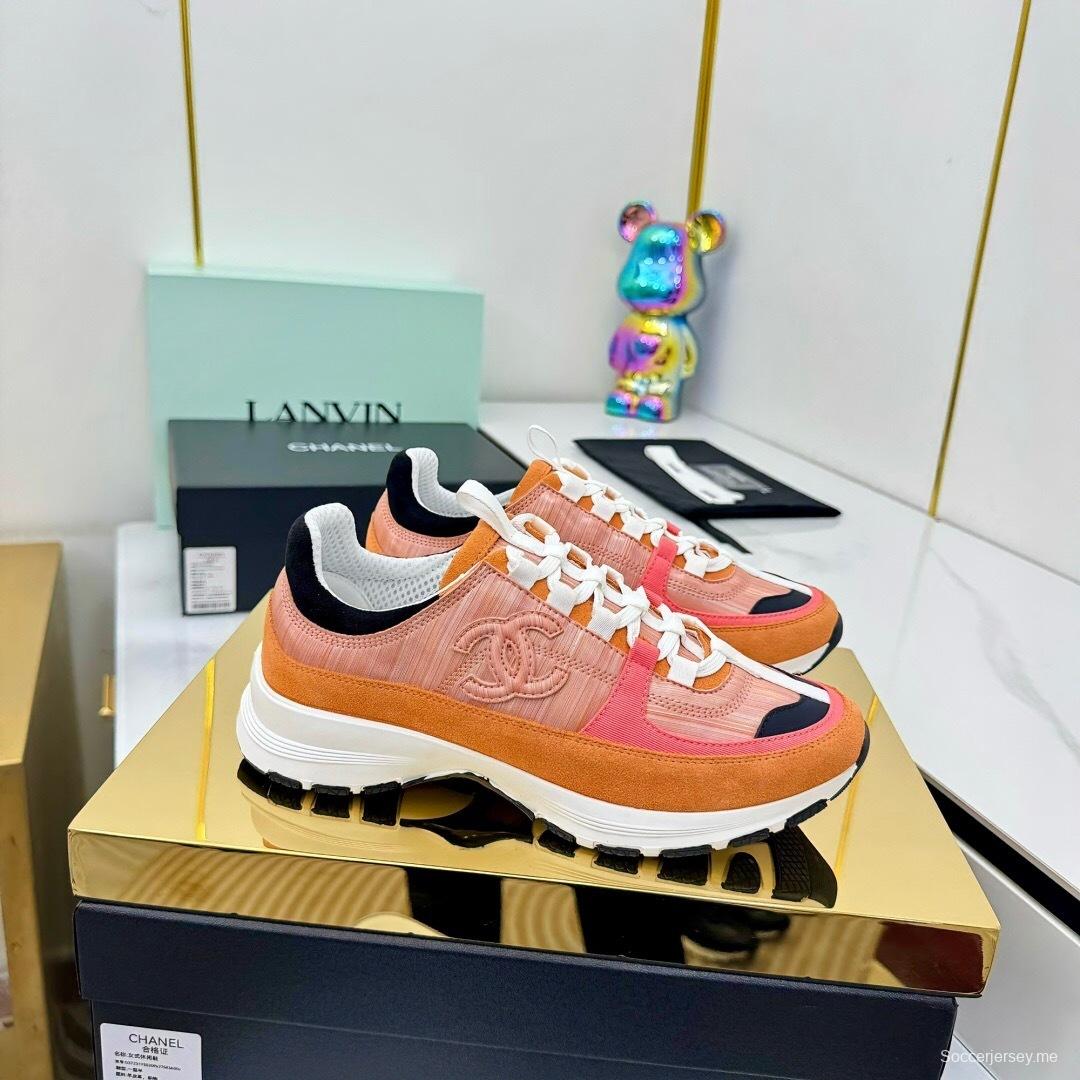 شانيل 2025 شانيل 2025 حذاء رياضي كاجوال بنعل مكتنزة - LY00310