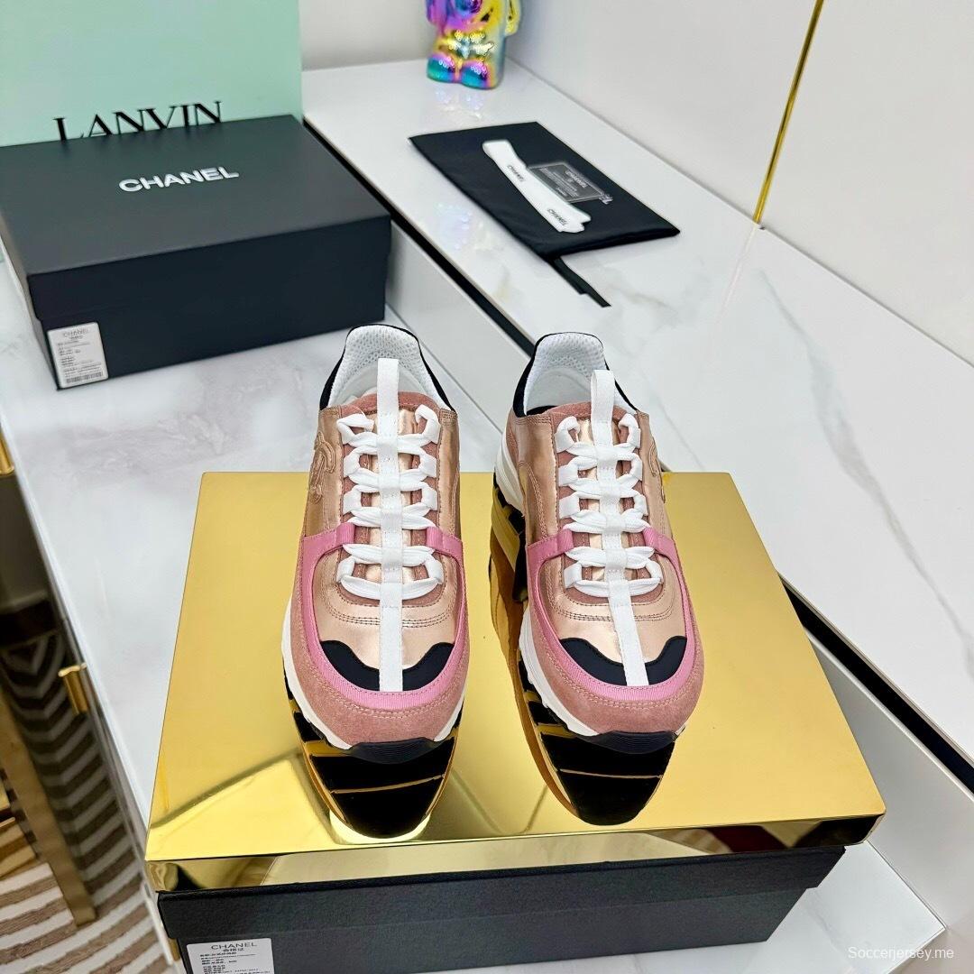شانيل 2025 شانيل 2025 حذاء رياضي كاجوال بنعل مكتنزة - LY00310