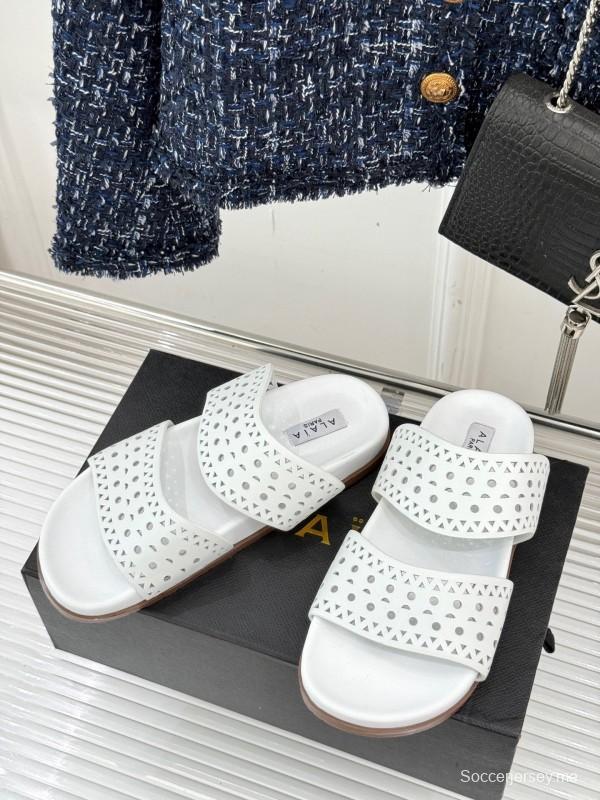 صندل آليا لربيع وصيف 2025 لربيع وصيف 2025 صندل كاجوال مخرم بالليزر - KFY00260