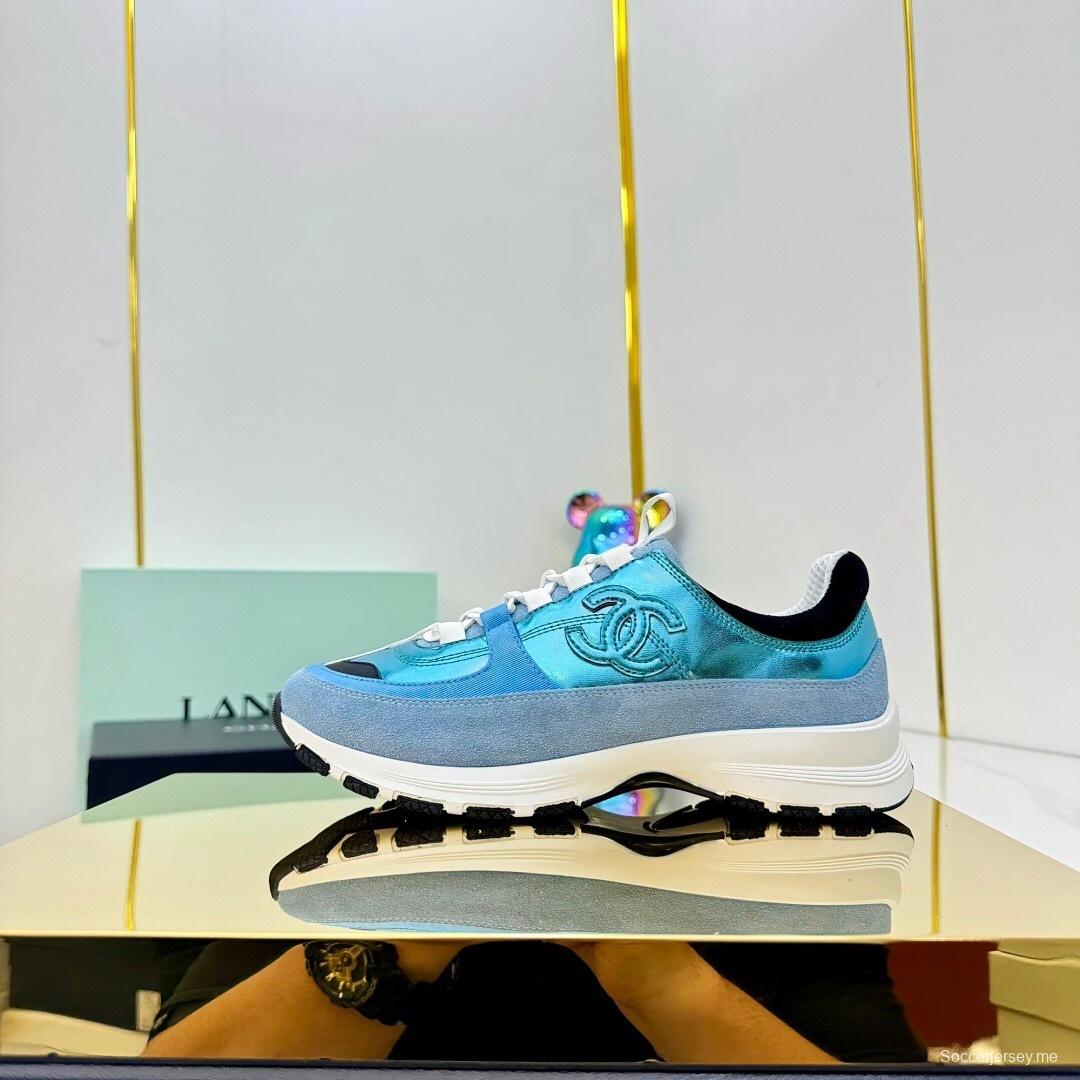 شانيل 2025 شانيل 2025 حذاء رياضي كاجوال بنعل مكتنزة - LY00310