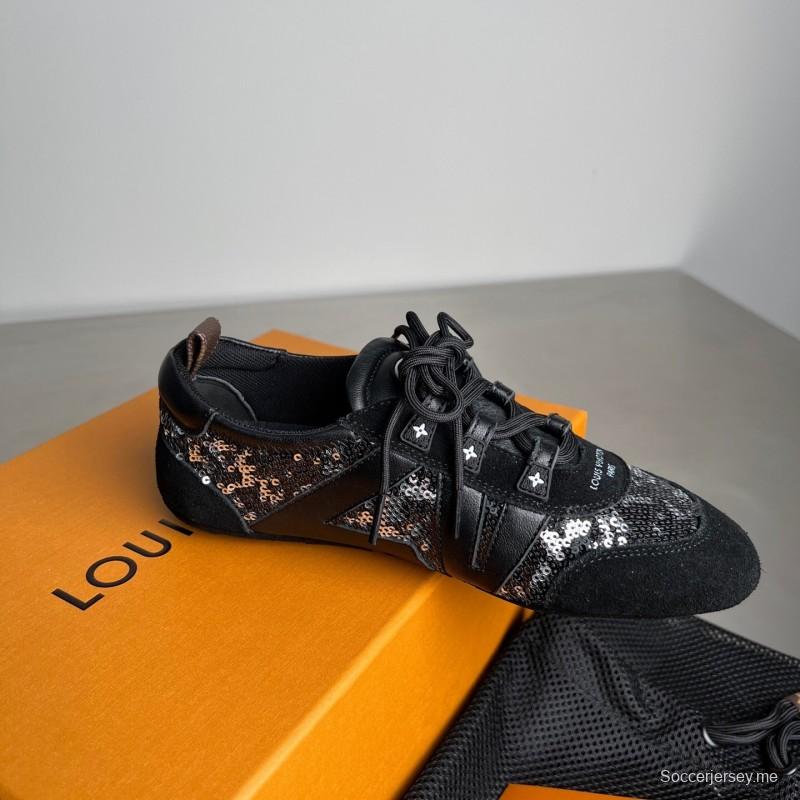 ليف سنيكرينا سنيكرينا 2025 حذاء باليه برباط مستدير من الأمام برباط فوق حذاء كاجوال قصير - YC