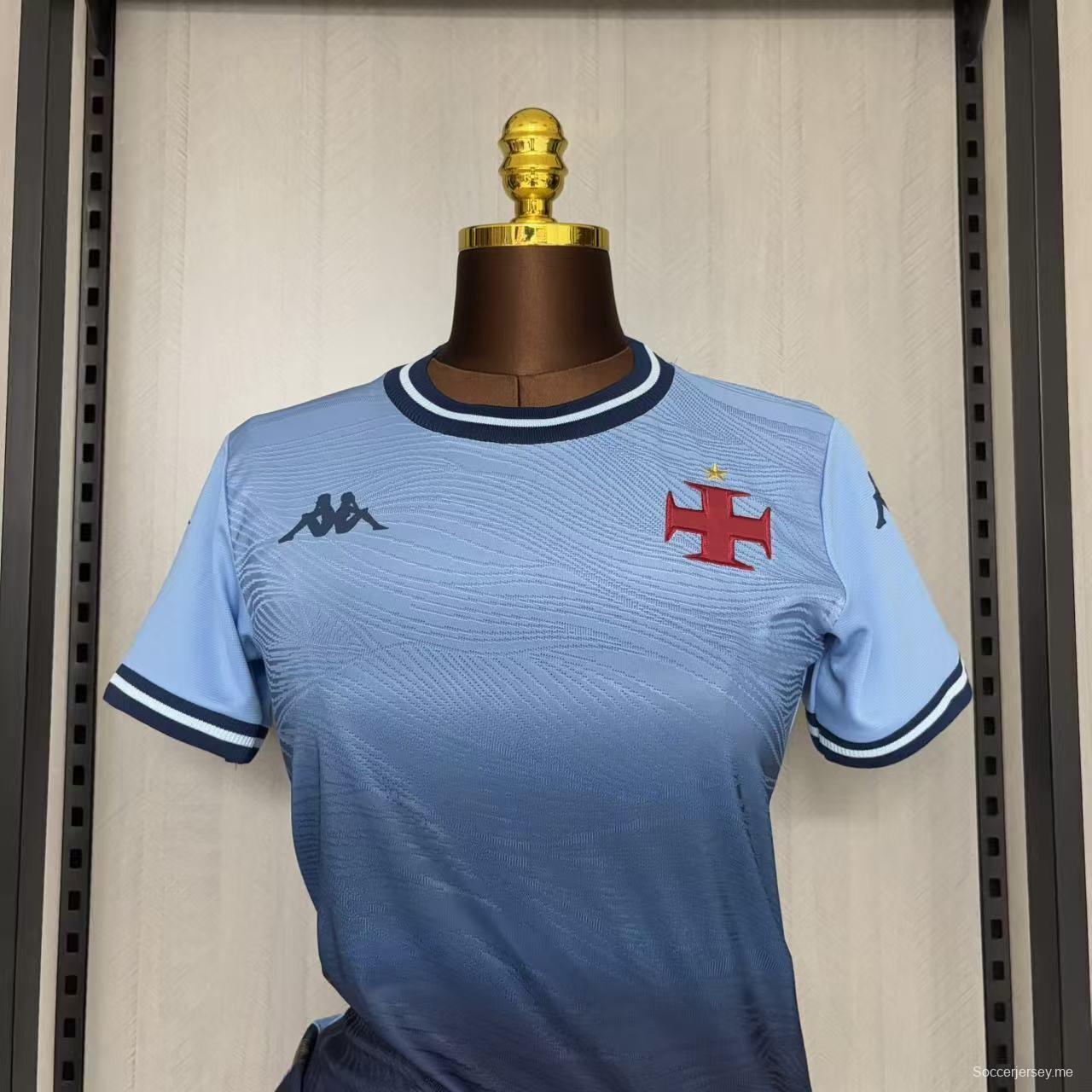 25/26 نساء فاسكو دا جاما حارس مرمى فاسكو دا جاما قميص أزرق