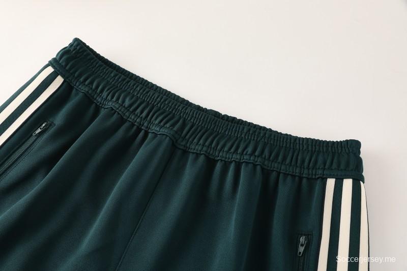 25/26 يوفنتوس يوفنتوس ريترو أخضر داكن ريترو أخضر داكن سحاب كامل سترة رياضية + بنطلون طويل