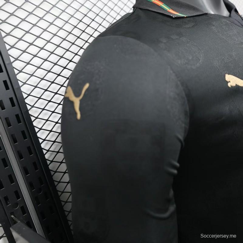 نسخة اللاعب 2026 قميص بأكمام طويلة رمادي غامق لحارس مرمى البرتغال