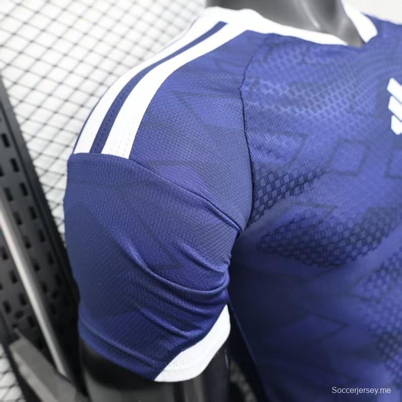 2026 نسخة اللاعب 2026 قميص اسكتلندا بلون أزرق داكن اللون الأزرق الداكن