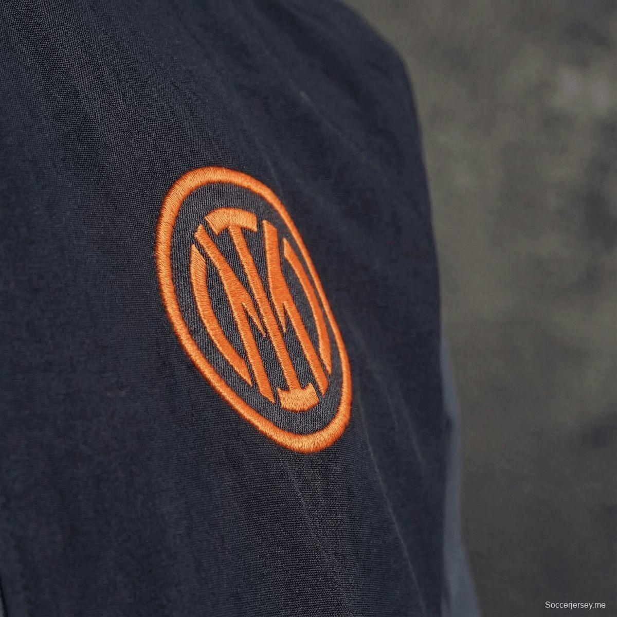 2026 إنتر ميلان سترة سوداء واقية من الرياح