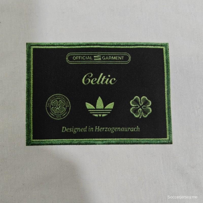 25/26 سترة بغطاء رأس مطرزة بشعار سلتيك 9 ألوان