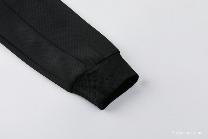 2026 NIKE سترة سوداء بسحاب كامل + بنطال طويل