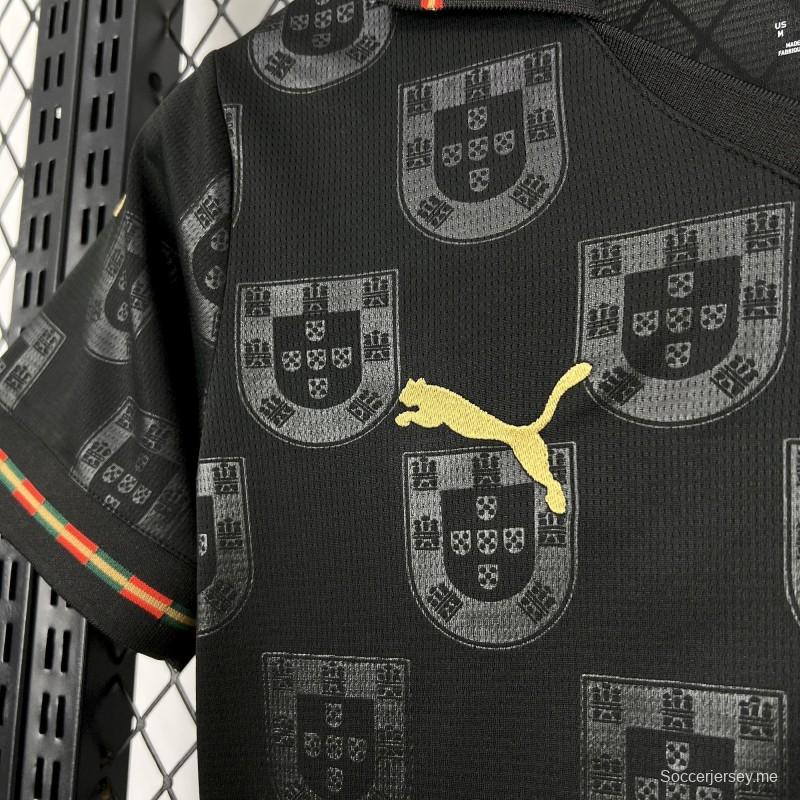 2026 قميص خاص للسيدات البرتغال أسود