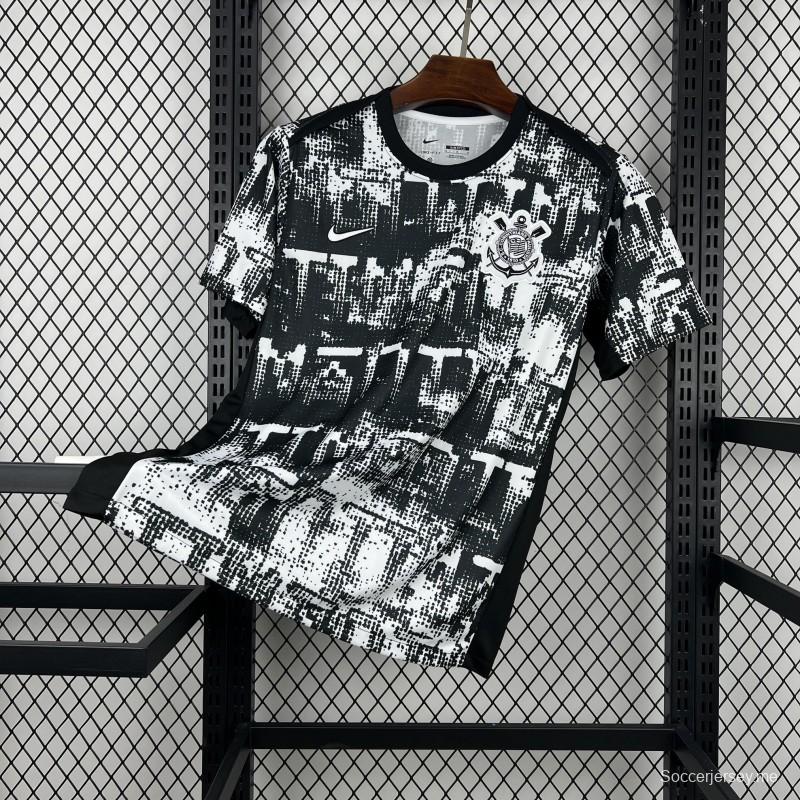 2025/26 قميص كورينثيانز الأرجواني قبل المباراة