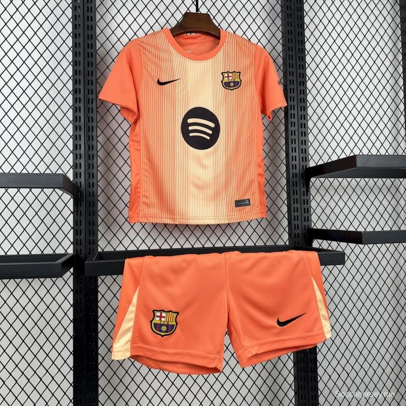2025/26 طقم حارس مرمى برشلونة للأطفال