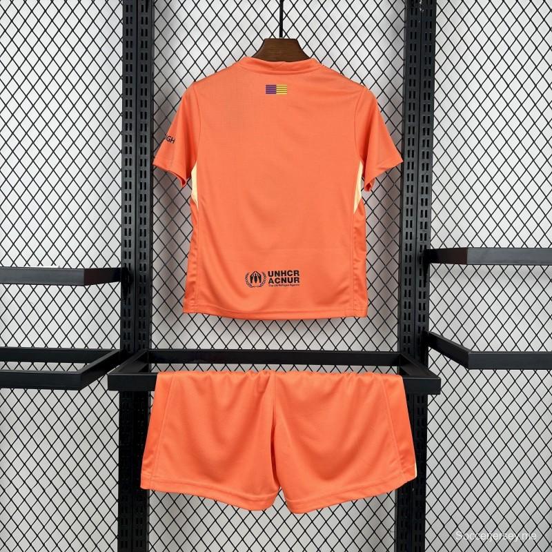 2025/26 طقم حارس مرمى برشلونة للأطفال