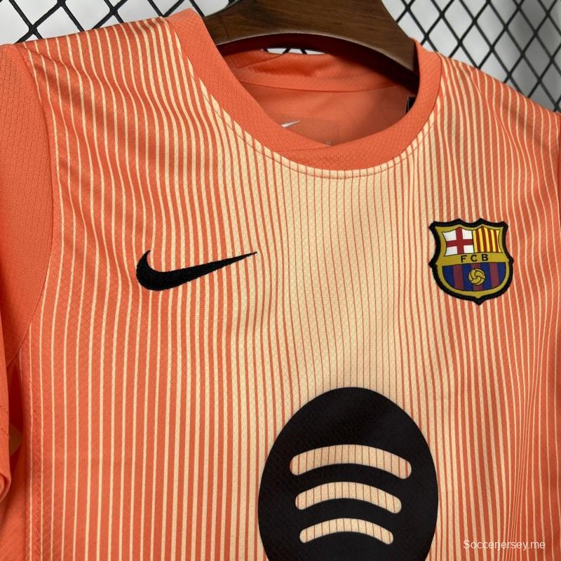2025/26 طقم حارس مرمى برشلونة للأطفال