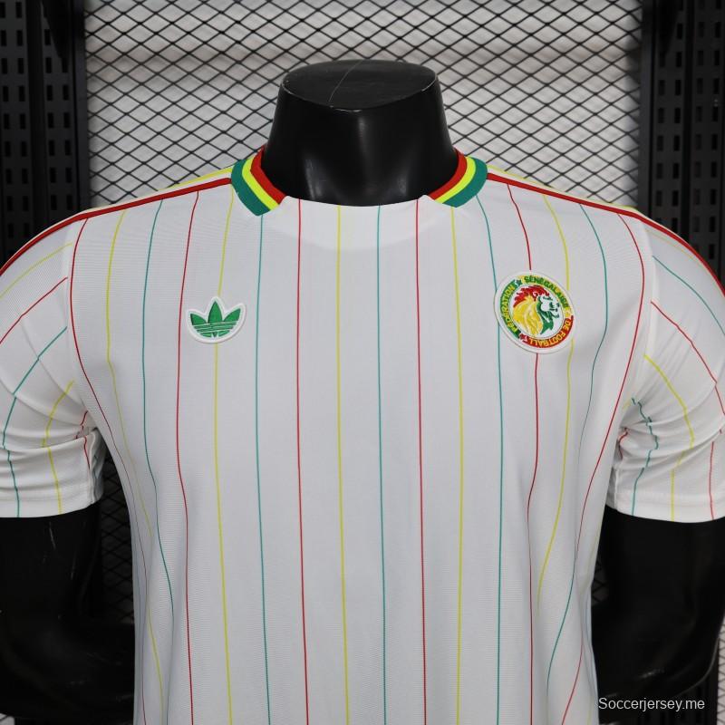 قميص اللاعب رقم 2026 للمنتخب السنغالي، طراز "White Terrace Icons" باللون الأبيض