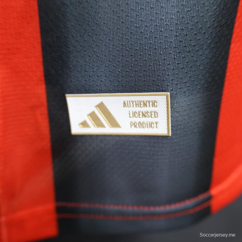 قميص المنتخب البلجيكي للعب على أرضه، إصدار اللاعب 2026