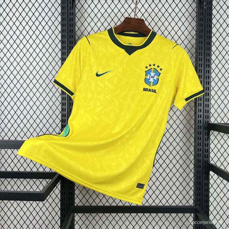 قميص البرازيل الرجالي للمباريات على أرضها في كأس العالم 2026