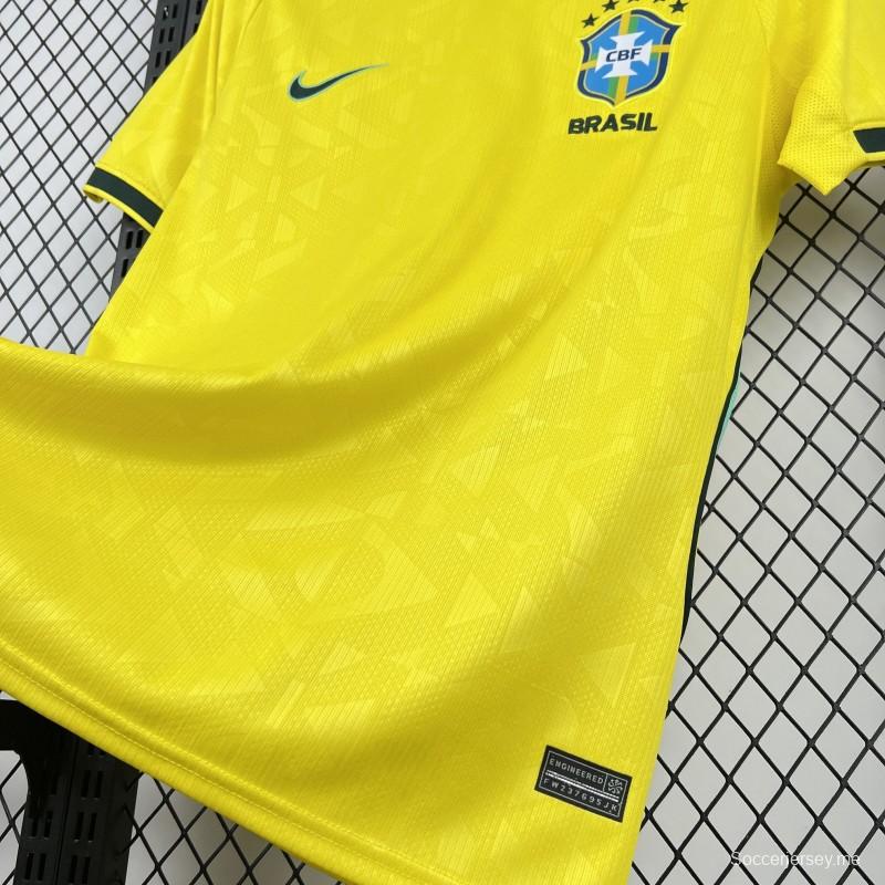 قميص البرازيل الرجالي للمباريات على أرضها في كأس العالم 2026