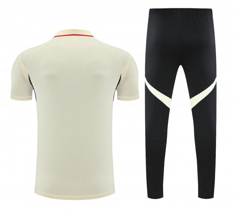 26/27  ليفربول أبيض  قميص بولو للتدريب + بنطال طويل - بدلة رياضية