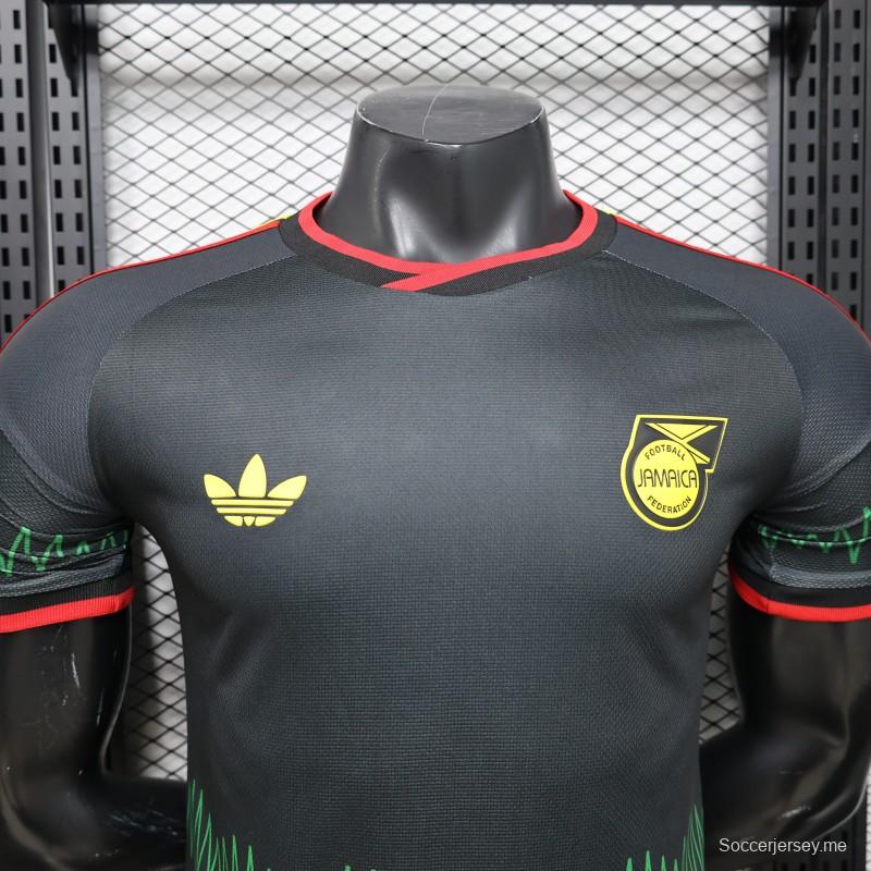 قميص اللاعب الإصدار 2026، جامايكا، رمادي داكن، الإصدار الخاص بثقافة موسيقى الريغي
