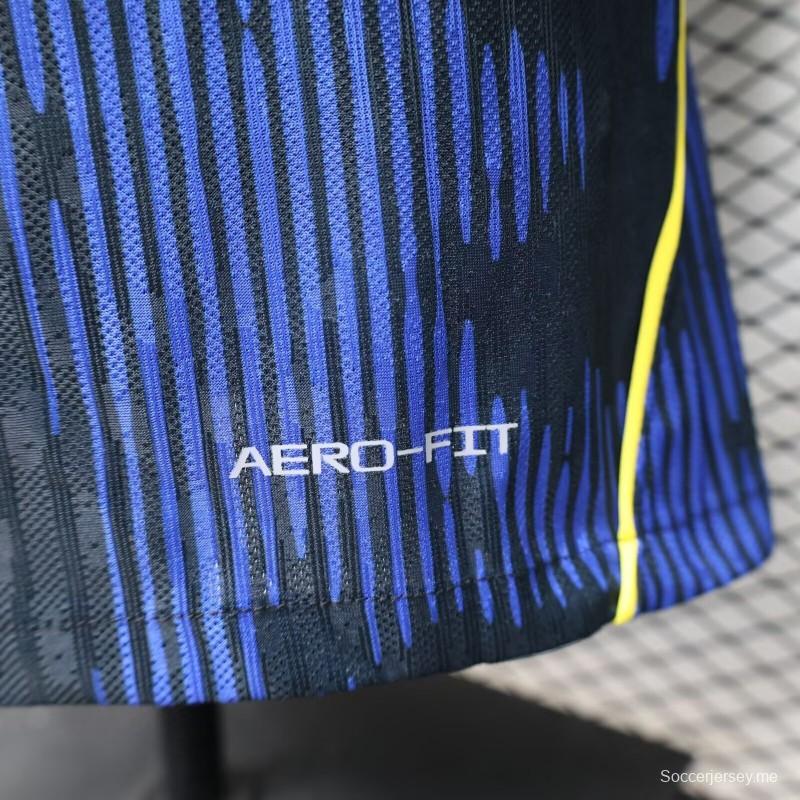 قميص اللاعب الخارجي باللون الأزرق الداكن من طراز 2026 للمنتخب البرازيلي من ماركة Jordan Brand