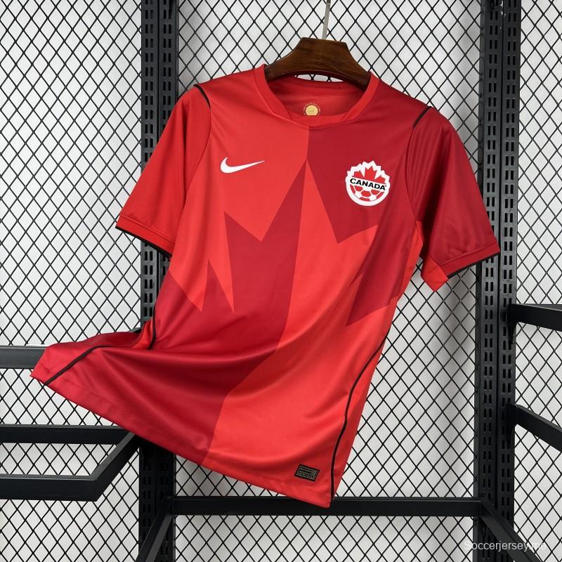 قميص كندا الرجالي للمباريات على أرضه في كأس العالم 2026
