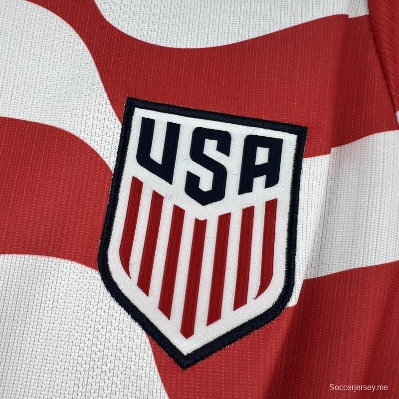 قميص المنتخب الأمريكي للمباريات على أرضه في كأس العالم 2026