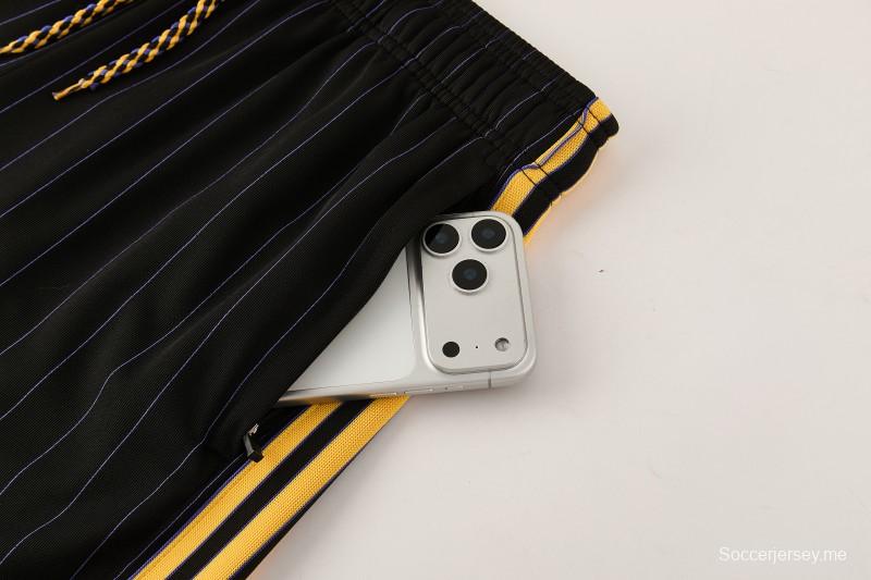 26/27  قميص مانشستر يونايتد أسود بأكمام قصيرة + شورت كرة قدم