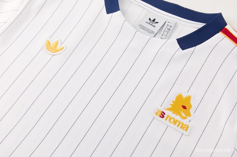 26/27 قميص رما أبيض بأكمام قصيرة + شورت كرة قدم